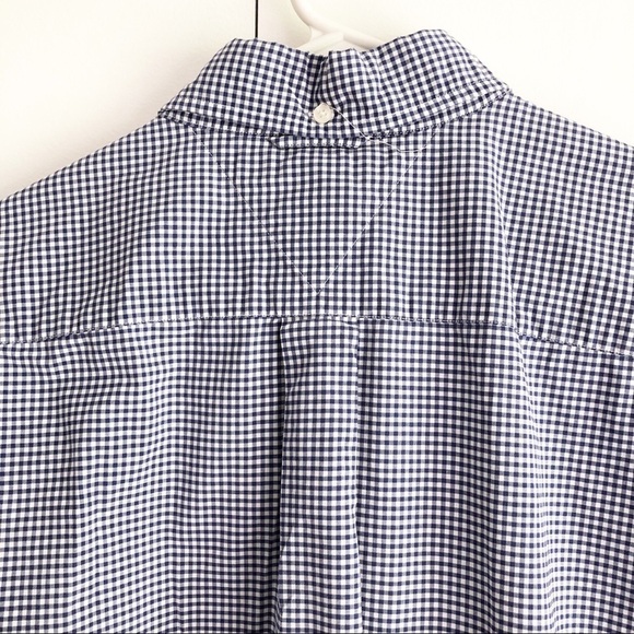 Tommy Hilfiger Short Sleeve Button Down Shirt Blue Large - Picture 6 of 6